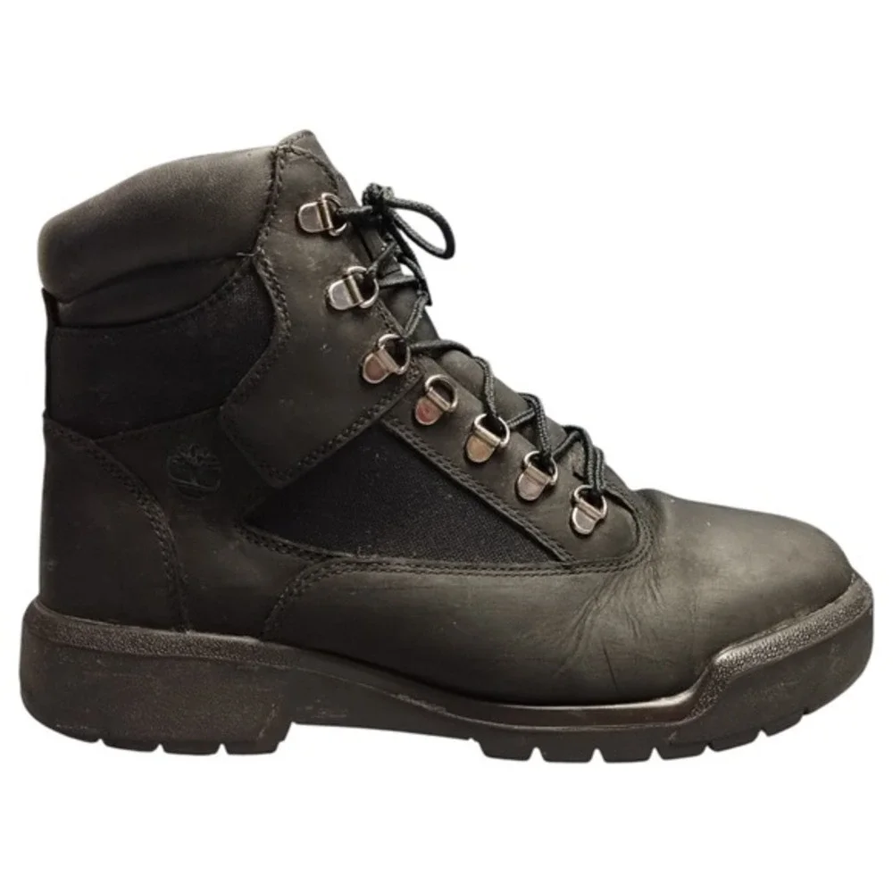 Timberland Field Hiking Boots Mens US Size 10‎ Black Waterproof Workwear Lace Up
